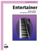 Entertainer piano sheet music cover